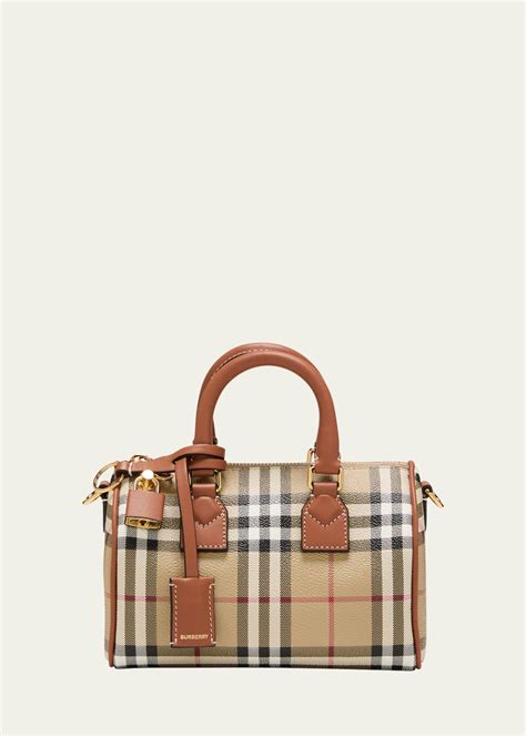 burberry check bowling shoulder bag|Women’s Check Bags .